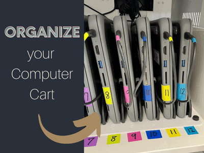 Computer Cart Organization – For All Grades!
